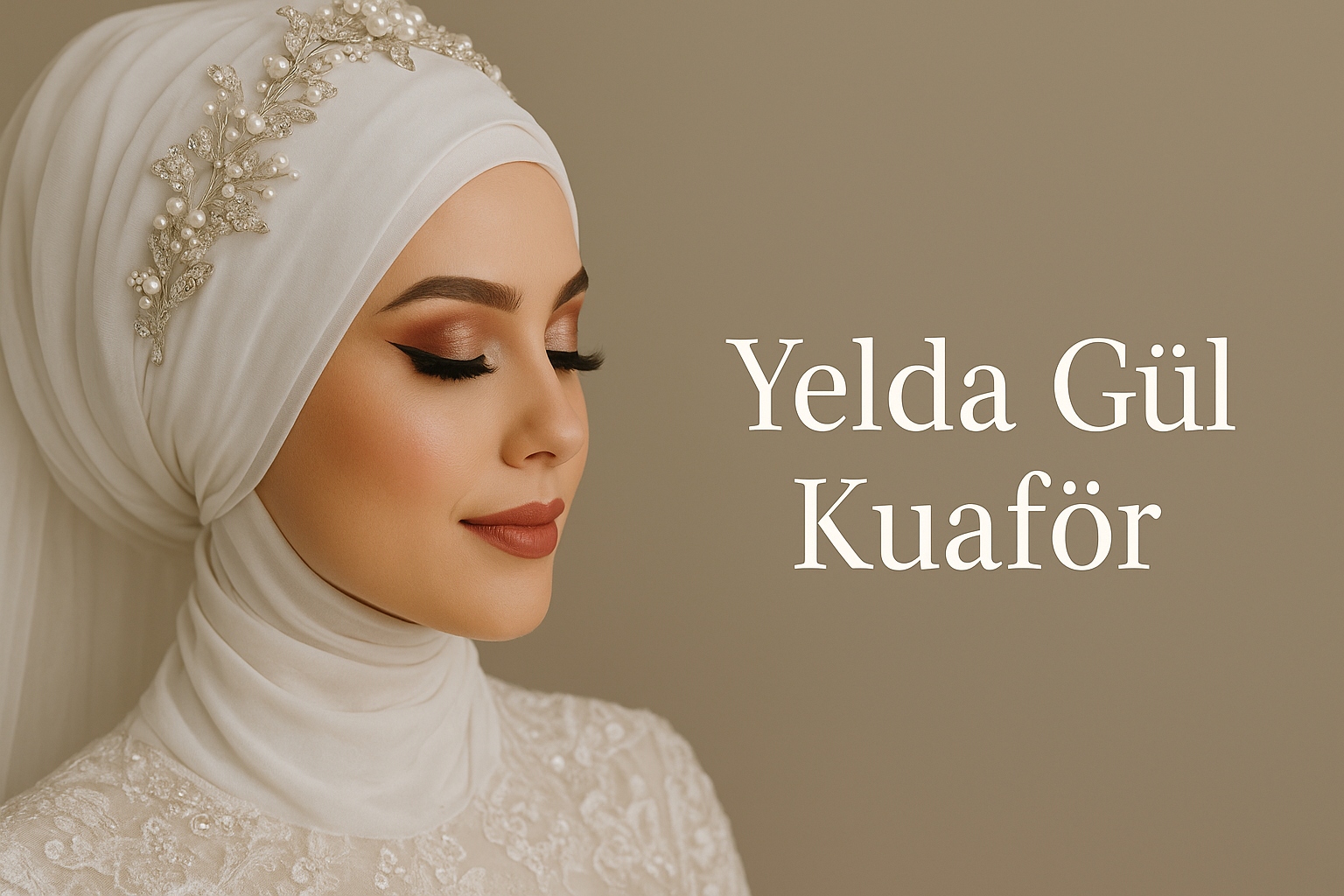 Tesettür Gelinler İçin Saç ve Makyaj Uyumu | Yelda Gül